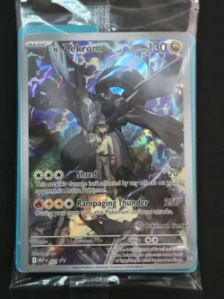 N's Zekrom MEP 031 Ascended Heroes Promo Pokemon Center Exclusive Stamped Sealed - Image 1