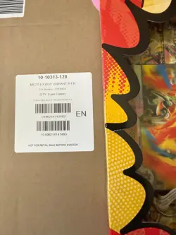 Pokemon TCG Mega Evolution Ascended Heroes Mega Emboar EX Box - NEW , box ripped - Image 1