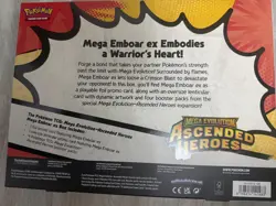Pokemon TCG Mega Evolution Ascended Heroes Mega Emboar EX Box - NEW - Image 3
