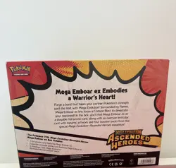 Pokemon TCG: Mega Evolution Ascended Heroes - Mega Emboar ex Box NEW - Image 2