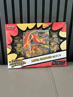 Pokemon TCG: Mega Evolution Ascended Heroes - Mega Emboar ex Box NEW - Image 1