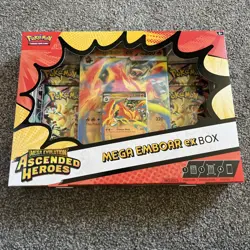 Pokemon TCG: Mega Evolution Ascended Heroes - Mega Emboar ex Box - Image 1