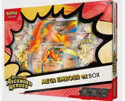Pokemon TCG: Mega Evolution Ascended Heroes - Mega Emboar ex Box - Image 1