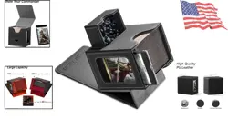 Card Deck Box Faux Leather 100 Double-Sleeved Cards Display for Commander - Image 2