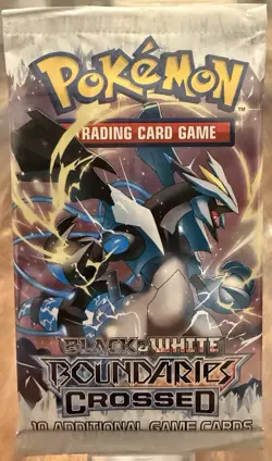 Sealed Pokemon Black & White Boundaries Crossed Booster Pack - 10 Cards Kyurem - Image 1