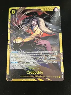 Crocodile OP14-120 SEC The Azure Sea’s Seven - One Piece Card - Image 1