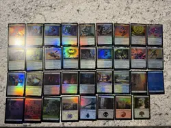 MTG Spider-Man 2025 COMPLETE FOIL COMMON UNCOMMON set & Lands - Image 4