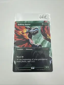 Hulking Raptor (Borderless) The Lost Caverns of Ixalan Regular - Image 1