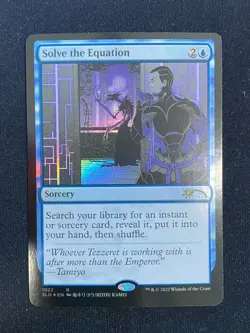 Solve the Equation (FOIL) - Secret Lair Magic MTG - Image 1