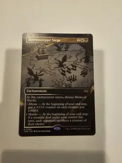 MTG Magic the Gathering FOIL Barrensteppe Siege Borderless TDM! - Image 1