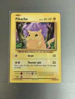 Pikachu 35/108 Evolutions Common Pokemon Card NM Card Excellent Condition - Image 1