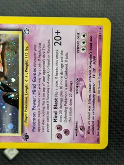 Slowking 14/111 - 1st Edition Neo Genesis Holo Rare Pokemon TCG LP Swirl - Image 5