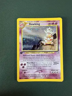 Neo Genesis 1st Edition Slowking 14/111 Pokemon TCG Holo Rare LP - Image 1