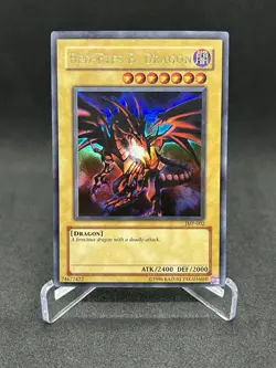 Yugioh Red-Eyes B. Dragon JMP-002 Ultra Rare Unlimited Ed Original Print NM - Image 1
