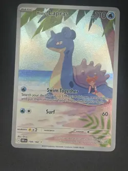 Misty's Lapras 194/182 - Destined Rivals -Illustration Rare-Mint Raw-Pokemon TCG - Image 1