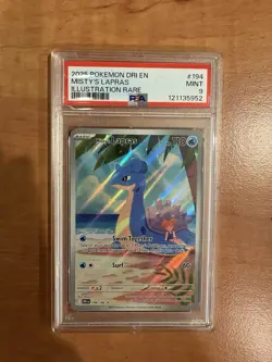 Pokemon TCG Misty's Lapras Destined Rivals 194/182 PSA Gem Mint 9 - Image 1