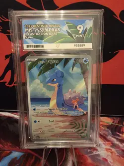 Pokemon TCG Misty's Lapras 194/182 Destined Rivals Ace 9 - Image 1