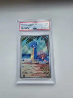 Pokemon TCG Misty's Lapras 194/182 Destined Rivals Illustration Rare Card PSA 9 - Image 1