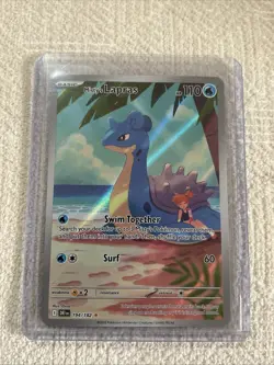 Pokemon TCG Misty's Lapras Destined Rivals 194/182 Illustration Rare - Image 1