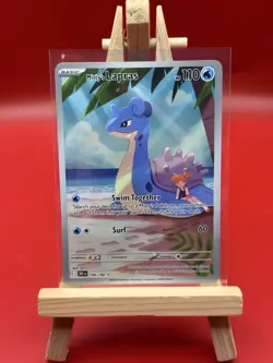 Pokemon TCG Misty's Lapras Destined Rivals 194/182 Illustration Rare (NM) - Image 1