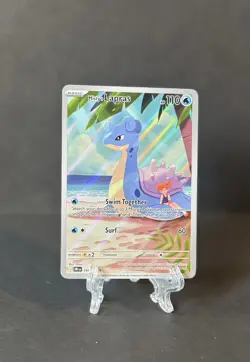 Pokemon TCG Destined Rivals Misty's Lapras Full Art Holo Card 194/182 - Image 1