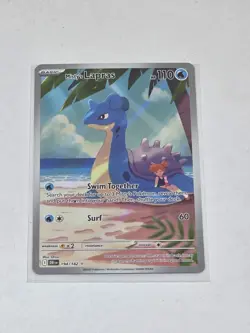 Pokemon TCG Destined Rivals Misty's Lapras Card 194/182 Full Art Near Mint - Image 1