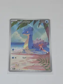 Pokemon TCG Destined Rivals Misty's Lapras Card 194/182 Full Art Near Mint - Image 2