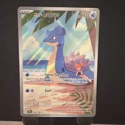 Pokemon TCG Destined Rivals Misty's Lapras Card 194/182 Full Art Near Mint - Image 1