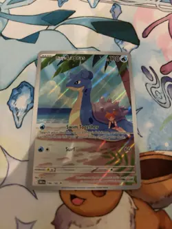 Pokemon TCG Misty's Lapras Destined Rivals 194/182 Illustration Rare NM - Image 1