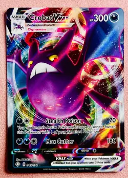 Crobat VMAX 045/072 | SWSH Shining Fates | 2021 Pokemon TCG Card | NM - Image 1