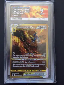 Origin Forme Dialga VSTAR GG68/GG70 Crown Zenith Pokemon TCG Card Ace 9 - Image 1