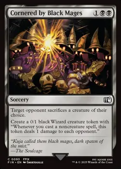 Cornered by Black Mages | #93 | FIN | MTG | Regular | Mint - Image 1