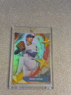 SHOHEI OHTANI RARE REFRACTOR TOPPS INVESTMENT CARD ROOKIE OF THE YEAR ROY MVP - Image 2