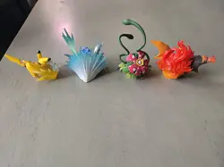 Pokemon Figures Red Blue 20th Anniversary Collection Lot of 4 Pikachu Charizard - Image 2