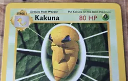 Vintage Pokemon WoTC Shadowless Lot - Kakuna 33, Beedrill 17/102 - 2 Cards LP - Image 2