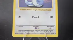 Vintage Pokemon TCG Base Set (Shadowless) WoTC Dratini Uncommon #26/102 - Image 3