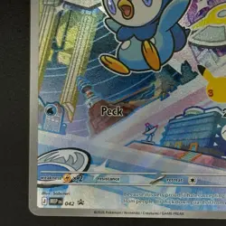 Pokemon First Partner Illustration Rare Piplup (MEP 042) 30th Anniversary-NM - Image 4