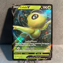 Celebi V 007/198 Holo Chilling Reign Pokemon NM - Image 1