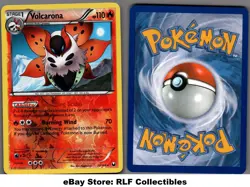 2012 Pokemon, B&W Dark Explorers, #22/108 Volcarona, Reverse Holo Rare - Image 1