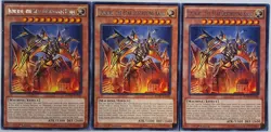 Yugioh 3X Jizukiru, The Star Destroying Kaiju BOSH-EN088 Rare 1st Ed NM Playset - Image 1