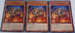 Yugioh 3X Jizukiru, The Star Destroying Kaiju BOSH-EN088 Rare 1st Ed NM Playset - Image 3