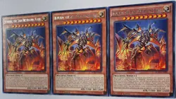 Yugioh 3X Jizukiru, The Star Destroying Kaiju BOSH-EN088 Rare 1st Ed NM Playset - Image 4