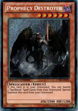 Yugioh Prophecy Destroyer CT09-EN019 Limited Edition Secret Rare NM - Image 1