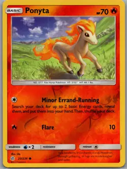 Ponyta 23/236 Reverse Holo SM - Cosmic Eclipse - Pokemon Card - NM - Image 1