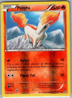 Ponyta 14/83 Reverse Holo Generations - Pokemon Card - NM - Image 1