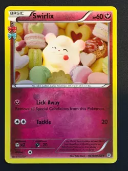 POKEMON CARD Swirlix Generations Radiant Collection RC19/RC32 Holo Near Mint - Image 1