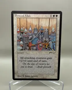 Magic The Gathering MTG ARMY OF ALLAH (Light Version) Arabian Nights! - Image 1