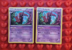 x2 Scolipede 74/149 Holo Rare Pokemon Boundaries Crossed - Pokemon TCG - Image 1
