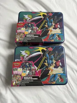 Pokemon TCG - Collector Chest Mega Gardevoir & Mega Lucario SEALED & NEW ✅ - Image 1