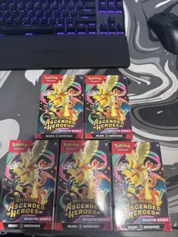 Pokemon Ascended Heroes Booster Bundle Box Lot of 5 IN HAND SHIPS FAST - Image 1